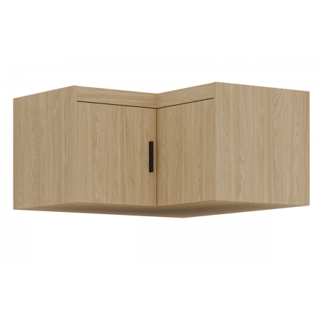 Nadstawka 98 cm narożna na szafę TRINO 2D Pawlacz dąb olejowany